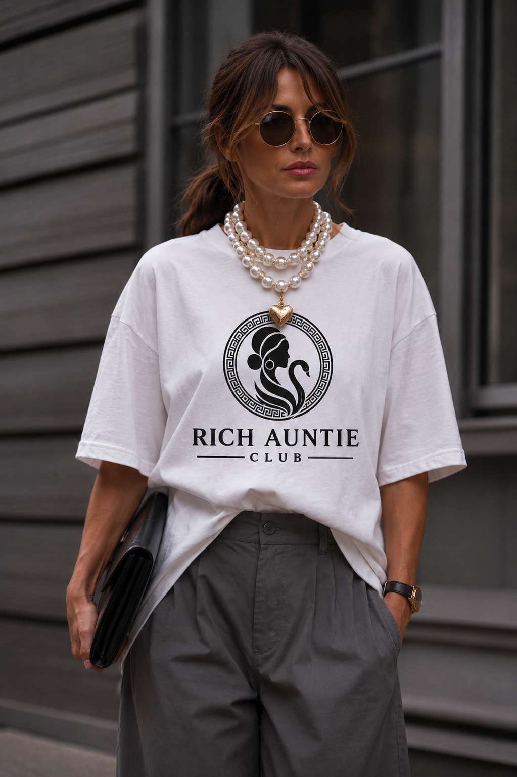 VERS✦CE Inspired Rich Auntie Club Tee