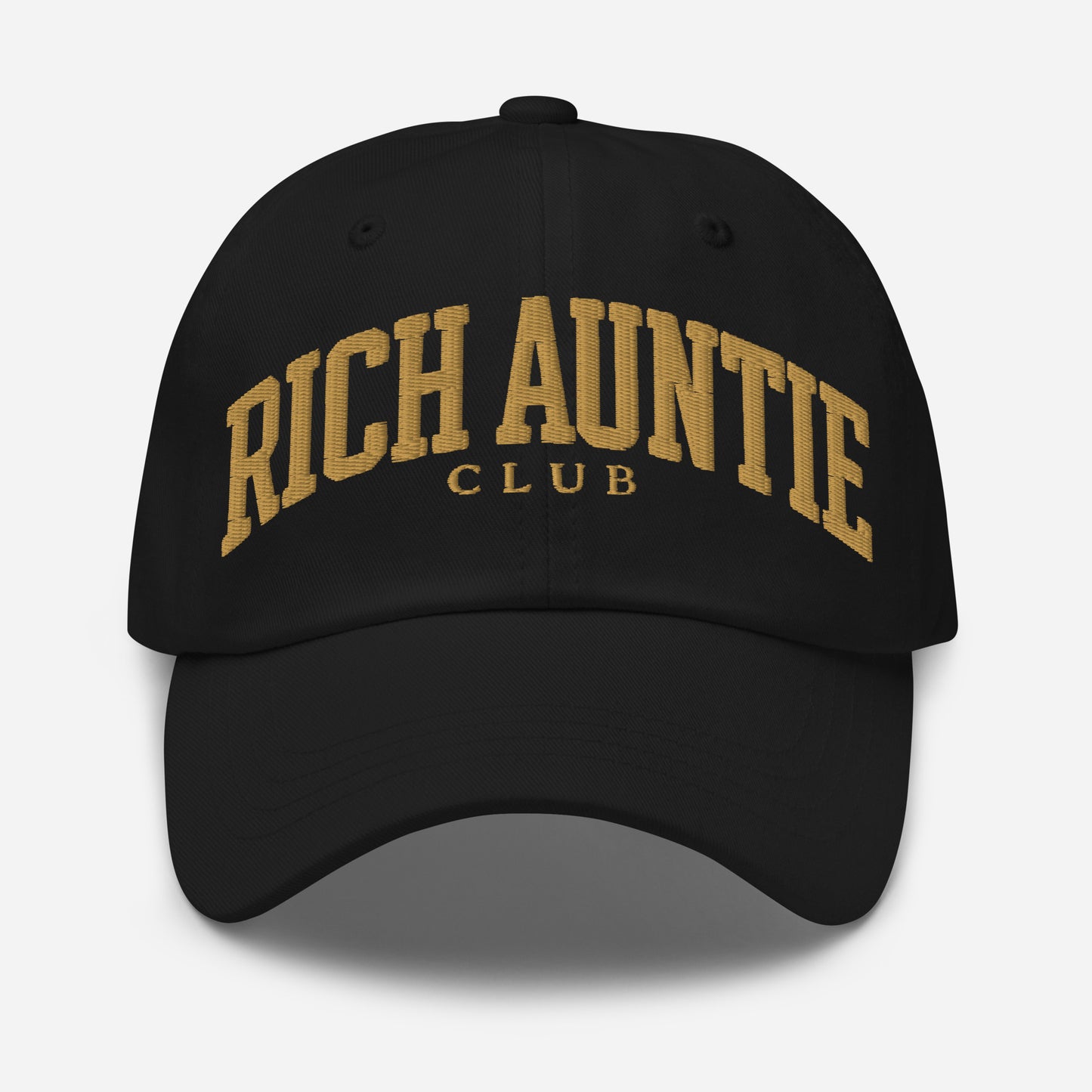 Rich Auntie Club embroidered dad hat product view 30