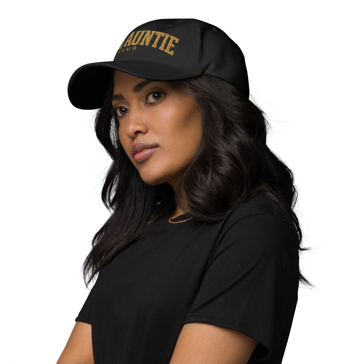 Rich Auntie Club embroidered dad hat product view 26