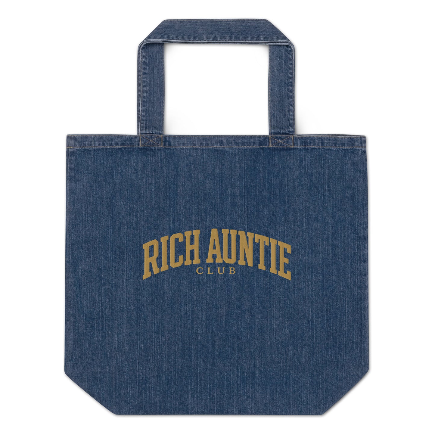 Rich Auntie Club denim tote product view 6