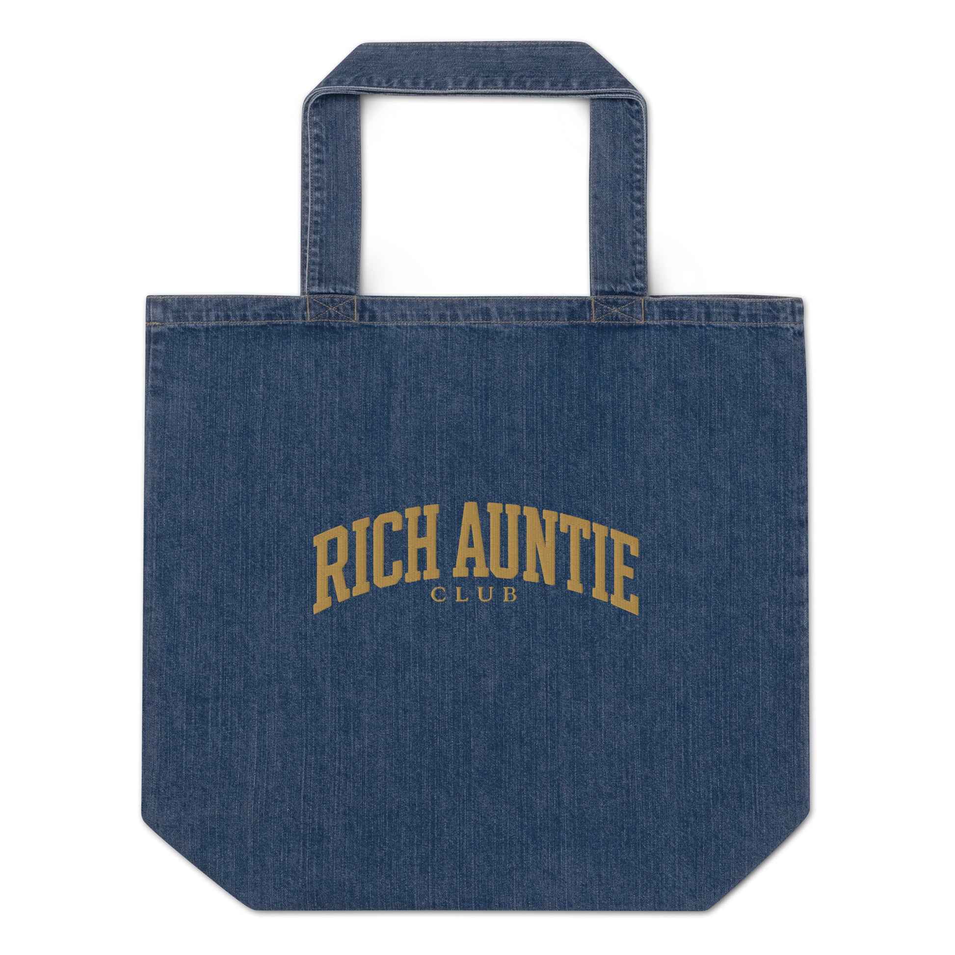 Rich Auntie Club denim tote product view 6