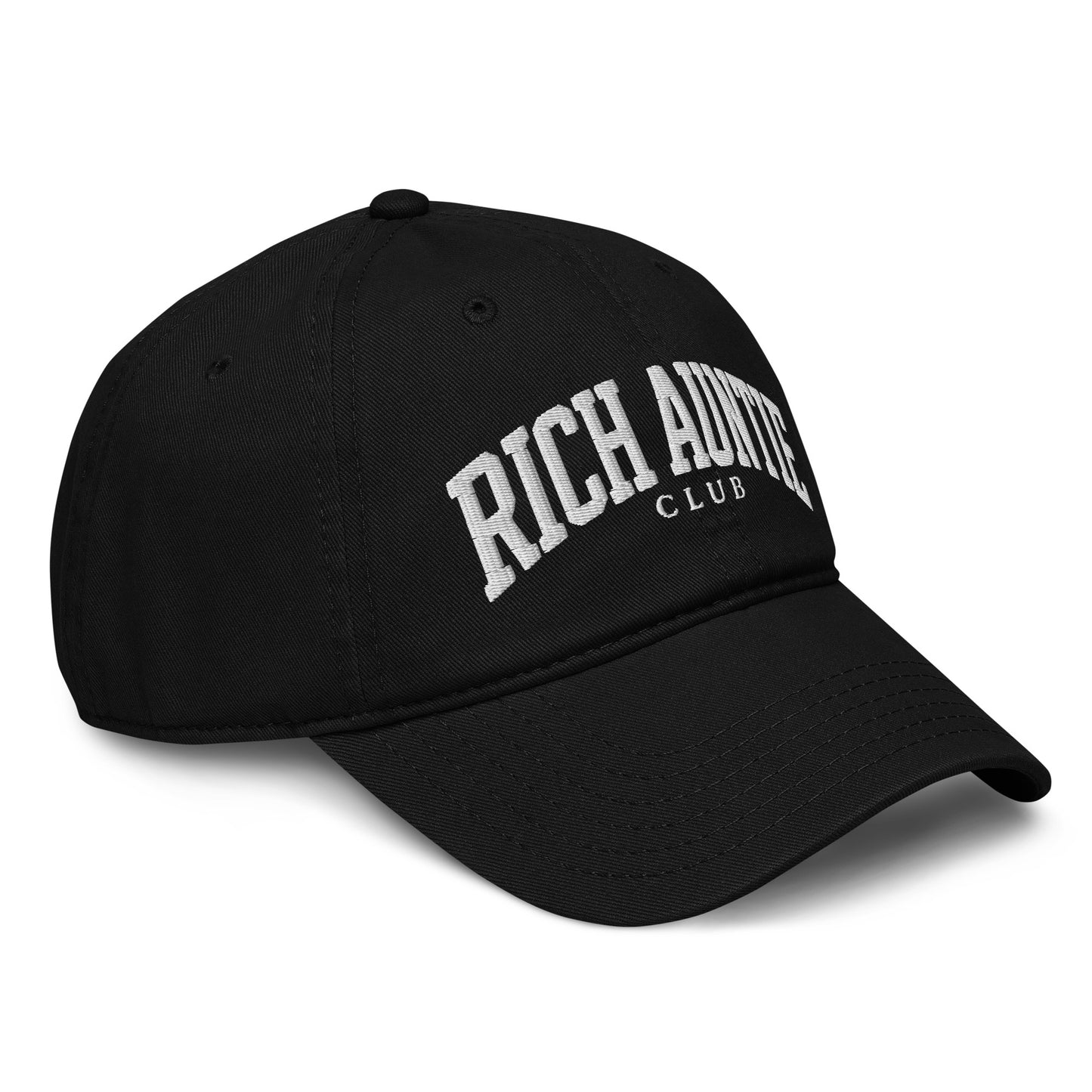Rich Auntie Club embroidered dad hat product view 4