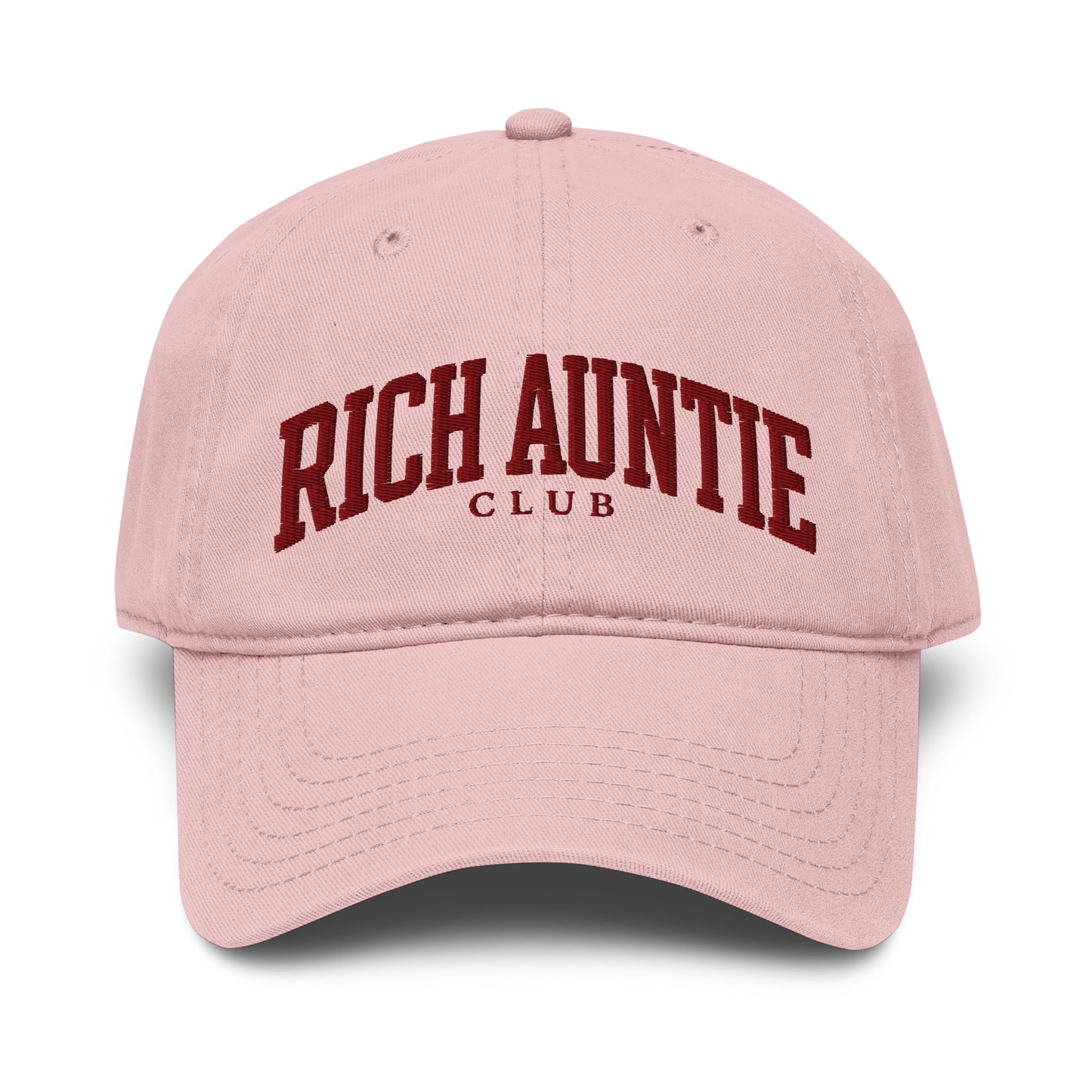 Rich Auntie Club embroidered dad hat product view 9