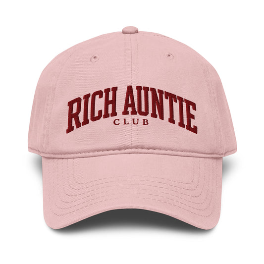 Rich Auntie Club embroidered dad hat product view 9