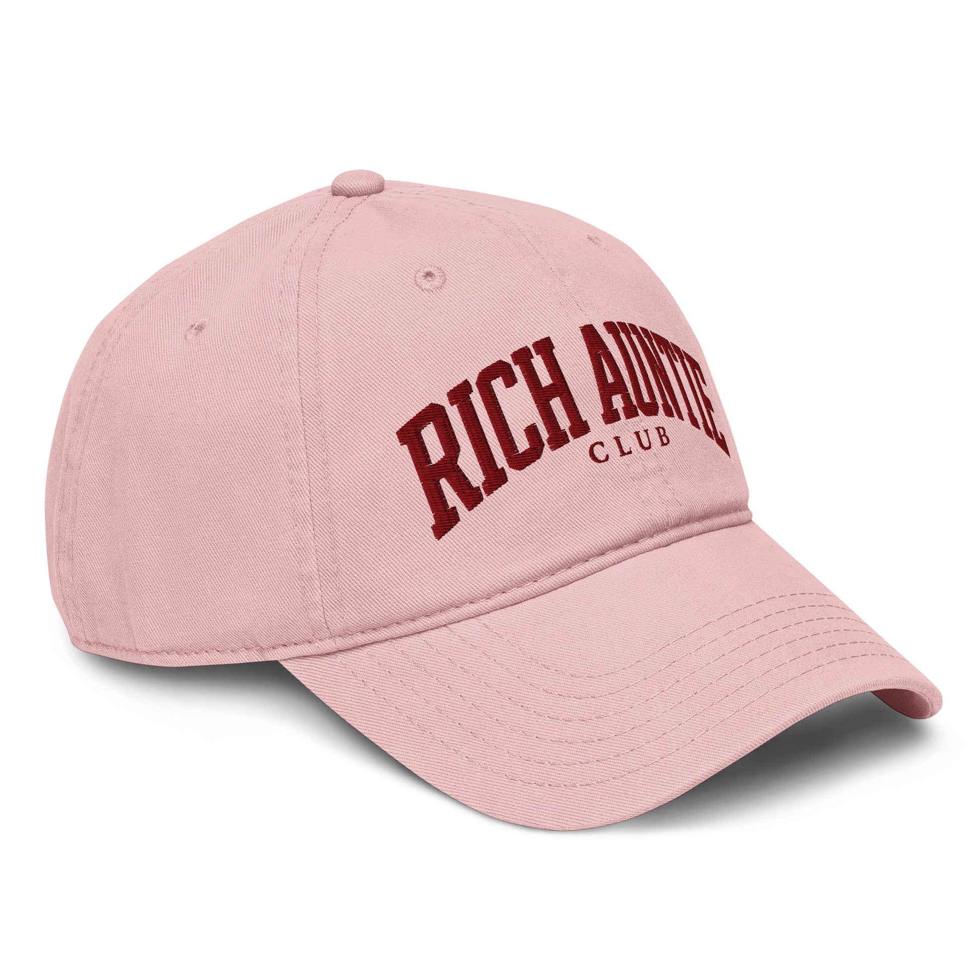 Rich Auntie Club embroidered dad hat product view 12