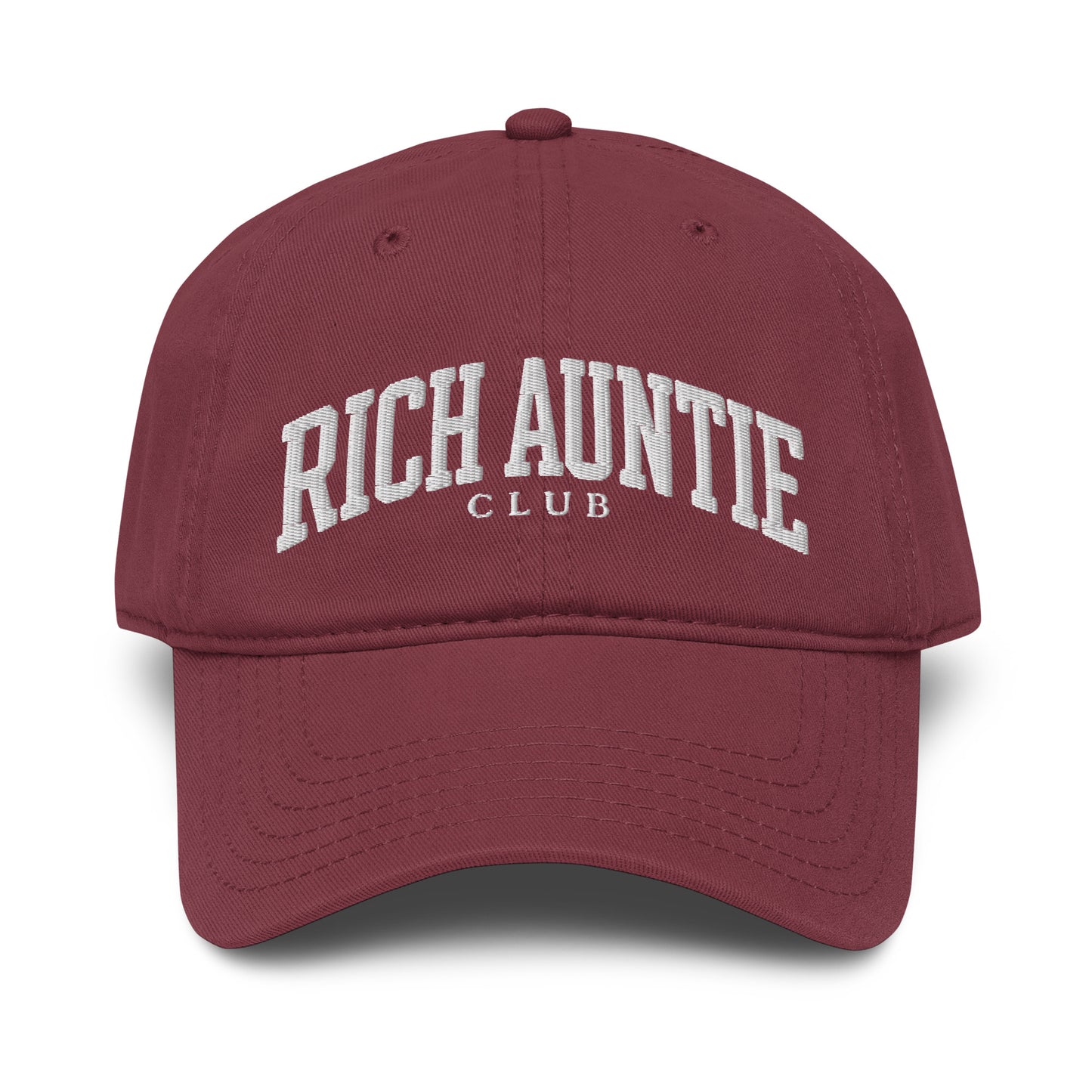 Rich Auntie Club embroidered dad hat product view 5