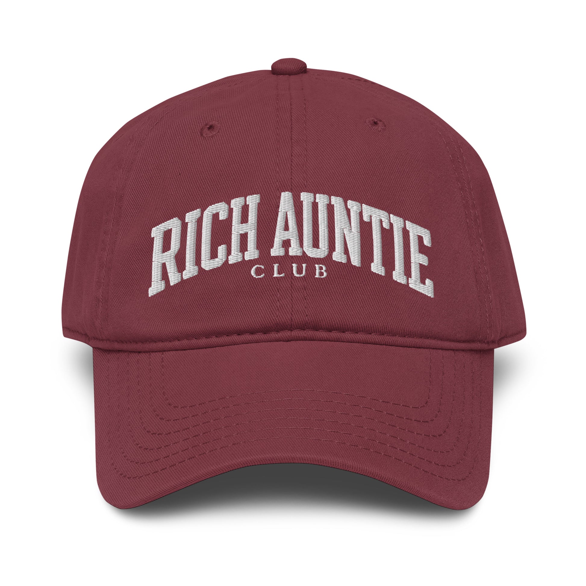 Rich Auntie Club embroidered dad hat product view 5