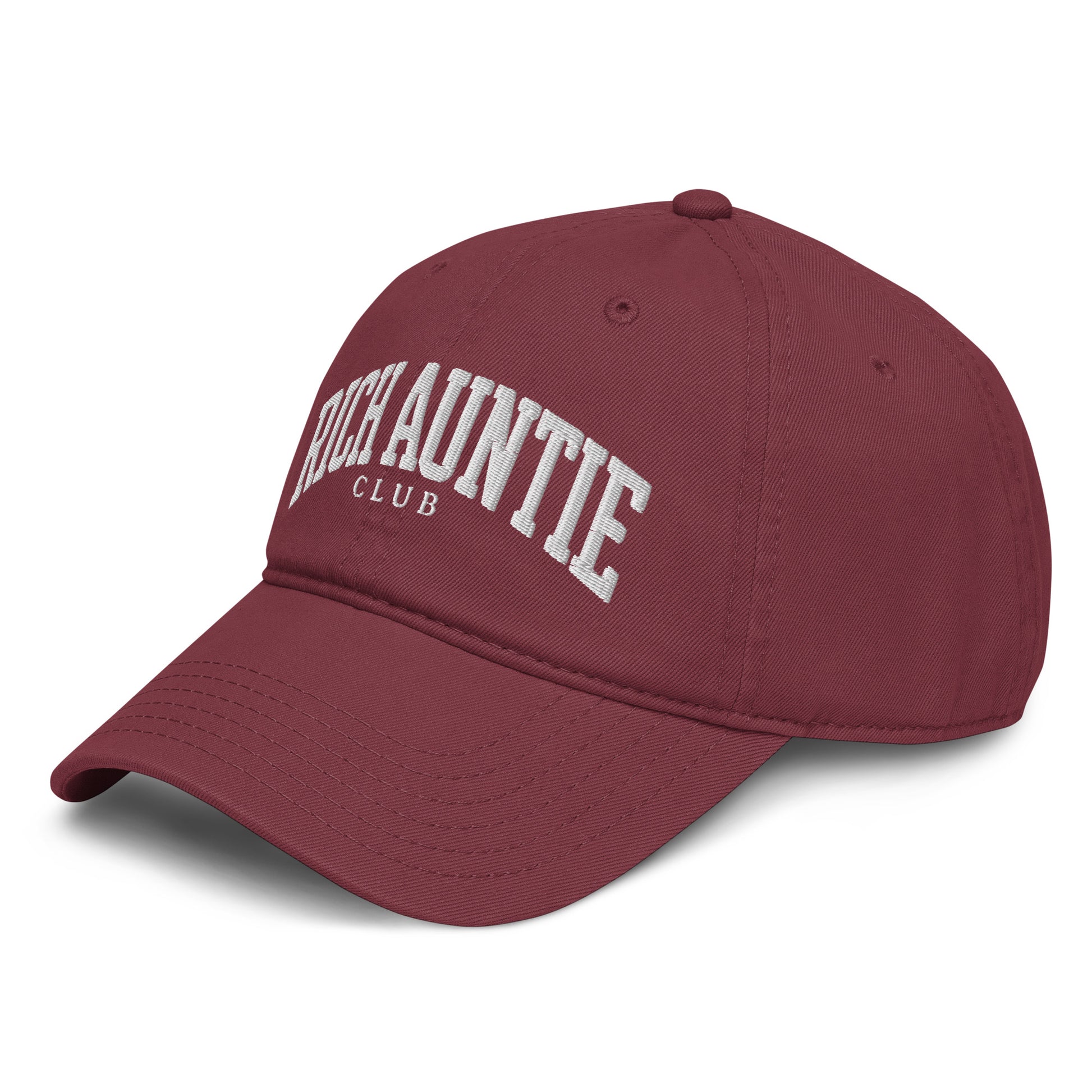 Rich Auntie Club embroidered dad hat product view 7