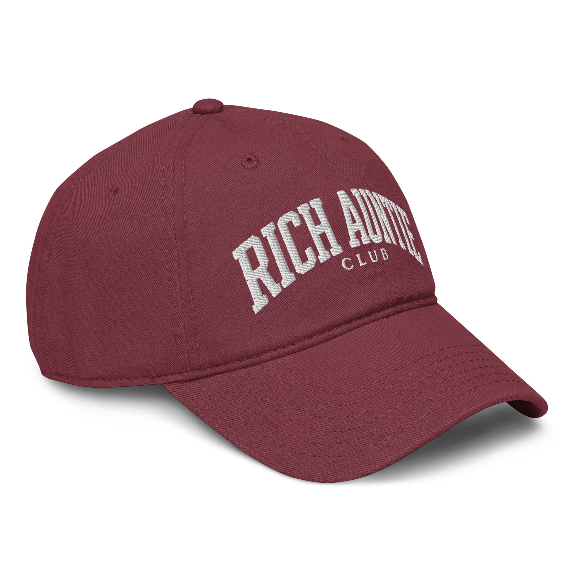 Rich Auntie Club embroidered dad hat product view 8