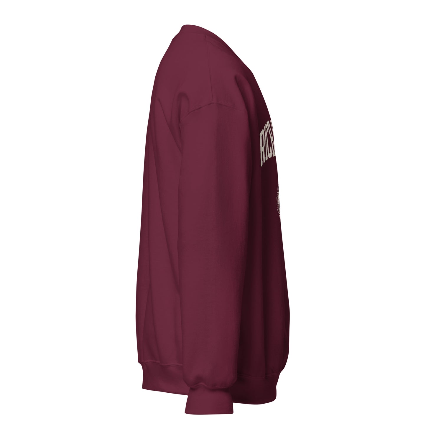 Rich Auntie Club collegiate crewneck product view 6