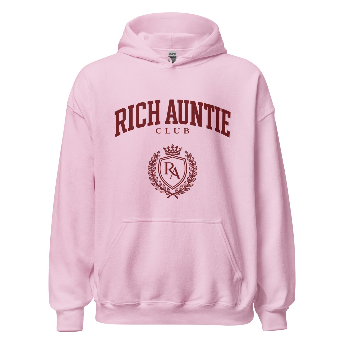 Rich Auntie Club collegiate hoodie product view 13